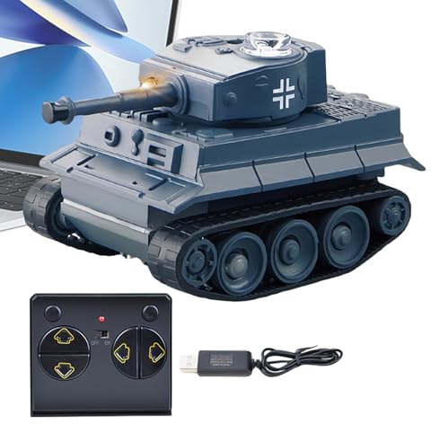 Radiostyrd Tank Fjärrstyrd Realistisk Interaktiv | Interaktiv Fordonsmodell STEM läraktiviteter pojkar utomhus vardagsrum sovrum trädinomhus lekrum
