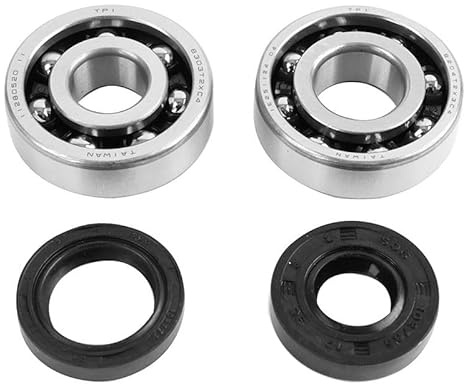 cyclingcolors paraolio + cuscinetto di biella moto scooter ciclomotore compatibile con minarelli am6 mbk xpower limit yamaha tzr rieju mrt beta rr 6204+6303