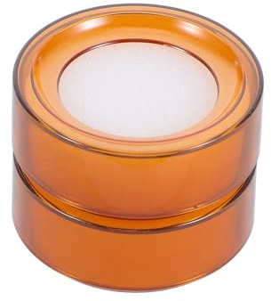 PRETYZOOM 2 pièces Accessoire Bureau Éponge Plastique Ronde Humidificateur Doigts pour Compter Outil Rapide et Facile à Nettoyer pour Documents et Comptabilité