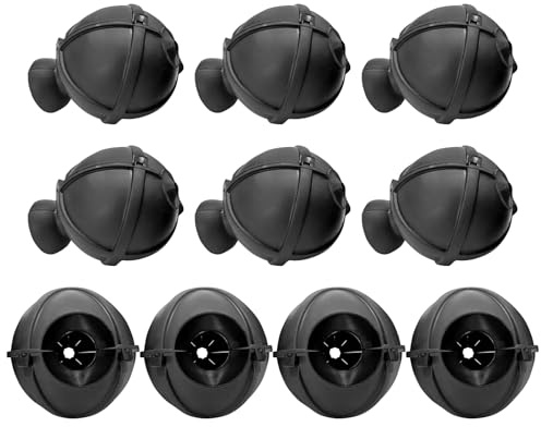 Generico Pods di Propagazione – 10 Pezzi Scatole Coltivazione Radici 8cm | Bulbi Innesto Riutilizzabili con Blocco | Strumento Giardinaggio per Alberi Fiori, Propagazione Casa e Giardino, Kit Radici
