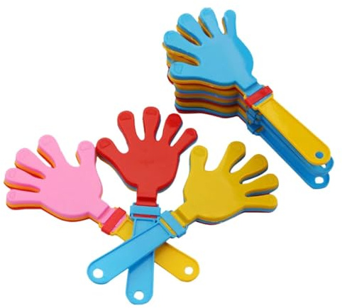 10 Uds. Dispositivo de aplausos Plam for animar manos divertidas accesorios deportivos para Fiestas Carnaval