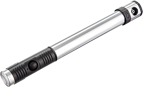 Klic Hand Pump w/Gauge - High Volume/High Pressure, Co2, Portable, Lightweight Bike Hand Pump for Presta and Schrader Valve