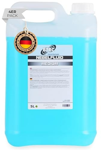 ETEC Professional Nebelfluid 20 Liter - 4 x 5 Liter Medium Fogger Fluid - Nebelmaschine Flüssigkeit für Indoor und Outdoor Events - DJ, Bühne, Veranstaltung