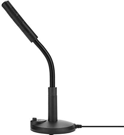 Topiky Microphone USB pour Ordinateur, Microphone de Bureau de Bureau omnidirectionnel Plug & Play câblé USB Compatible avec PC/Ordinateur Portable/Ordinateur Portable pour Le podcasting, Les Jeux
