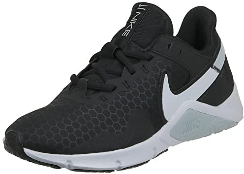 Nike Femme Legend Essential 2 Basket, Black/White-Pure Platinum, 36 EU