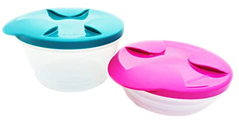 Tupperware to Go Set 240 ml + 500 ml Duo klick Zusammensteckbar Set Zwei Geteilt Hitparade Frischeturm Jause
