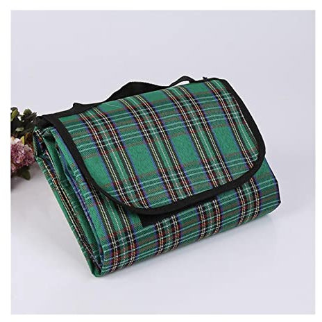 FHYTGBS Picknickmatte - Plaid Folding Camping Matratze Outdoor wasserdichte Strand Picknickdecke for Multiplayer Camping Matte (Color : Green, Size : 150x200cm)