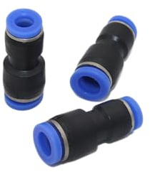 Pneumatik Reduzierung IQS 3er Set 6-8mm Schlauchdurchmesser 6 und 8mm Druckluft-Verbinder