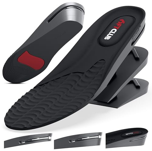 6FT Next Level Height Increase Insoles Adjustable 3 Layers Shoe Lifts for Lo-Tops