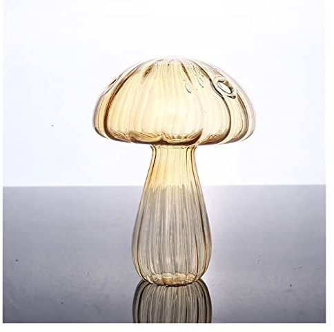SUNESA Blumenvase Pilz Glasvase Aromatherapie Flasche Kreatives Zuhause Hydroponischer Blumentisch Einfache Dekoration Deko Vasen (Color : 2)