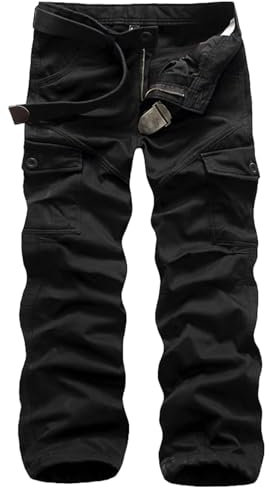 Warme Softshell Hose Fleece gefütterte Arbeitshose Herren Outdoor Wanderhose Warme Wander Skihose mit 6 Taschen Herbst Winter Multi Taschen Taktische Hose
