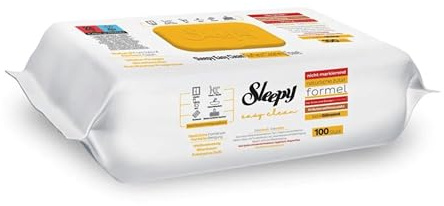 Sleepy Easy Clean Surface Cleaning Towel Herbal Soap Additive 6 Pack 6 * 100 (600 Sheets)