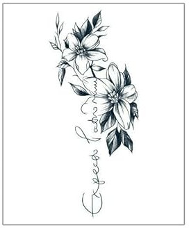 2 Photos Of Juice Vegetable Herbal Temporary Tattoo Fake Tattoo Stickers For Clavicle Sexy Waterproof For Women Lasting For Two Weeks
