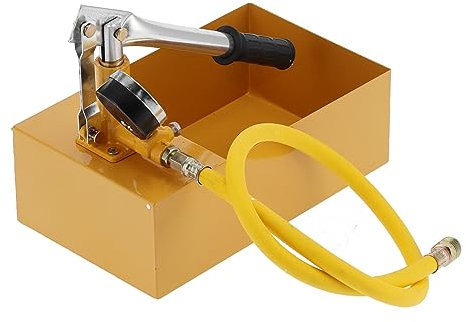 Agatige Pompa di Prova a Pressione idraulica, Pompa di Prova a Pressione Manuale Prova 'Acqua idraulica 2,5 MPa per impianti Idraulici di Costruzioni chimiche