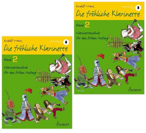 Die fröhliche Klarinette Band 2 |Doppelpack| Klarinettenschule | ED21502D | 9783795724252 | Korkpflegestifte