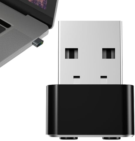 Sghtil Dispositivo per la movimentazione del mouse | Shaker automatico per mouse | Nessun software Plug & Play non rilevabile Auto Jiggler Shaker Dispositivo per computer portatile