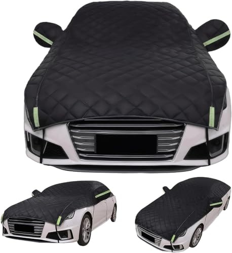 Halbgarage Für Auto für VW Golf 7 Variant 2012-2020, Auto Abdeckplane, Autoabdeckung wasserdichte Atmungsaktiv, Schutz vor Schnee, Frost und Hagel A