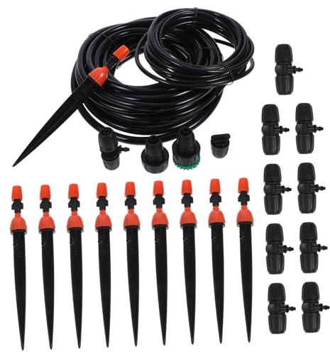 Toyvian Système Irrigation par Micro-Aspersion pour Jardin Système Arrosage Automatique avec Réglables Tuyau De Distribution pour Plantes