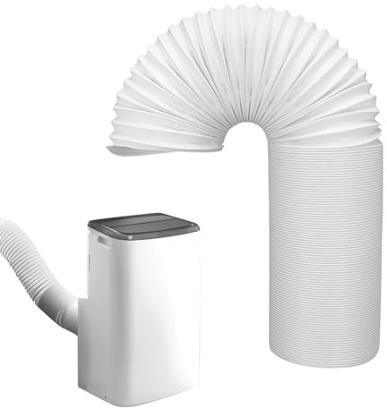 Tuyau Climatiseur Mobile | Tuyau d'Échappement de Climatiseur Portable | longueur 1,5 m, diamètre 130mm tuyau évacuation climatiseur mobile avec Filetage Anti-Horaire