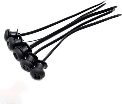 Boucle d'attache de câble universelle en nylon multi-usages autobloquante robuste pour les réparations de voitures et les réparations rapides (style 2)