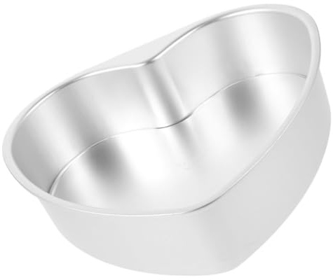 HOOTNEE Molde para Pasteles en Forma de Corazón Base Extraíble y Aleación de Aluminio, Fácil de Almacenar para Uso en Casa y Fiestas
