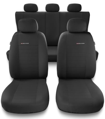 Mossa - Universal Sitzbezüge Auto kompatibel mit Nissan Micra II, III, IV, V (1992-2023) - Autositzbezüge Schonbezüge für Autositze - UNE-4