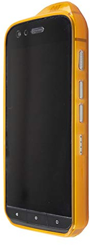 caseroxx Schutzhülle für Cat S61 in orange – Flexibles TPU-Case aus stoßfestem Gummi, passgenaue Handy-Tasche mit Kantenschutz & rutschfestem Grip
