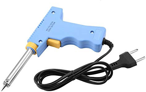 Lötpistole Set, TU-127A 220 V Externe Heizung Elektrische Temperatur Gun Lötkolben Schweißwerkzeug Doppelwärmepistole (EU-Stecker)