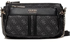Guess KASINTA DOUBLE ZIP POUCH, uni(cmtcoalmulti), Gr. N