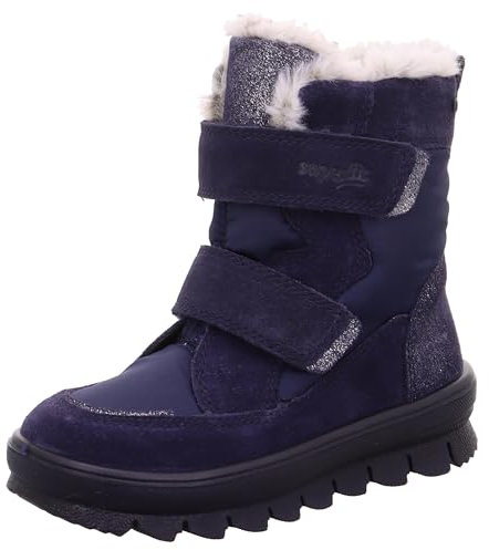 Superfit FLAVIA warm gefütterte Gore-Tex Schneestiefel, blau 8000, 32 EU