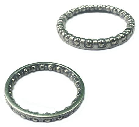 MKSIWSA SUOFEILAIMU 2Pcs Bicycle 1 1/8 Headset Caged Ball Bearings Race Mountain Road Bike Headset Retainer Bearing Cycling Headset Bearing
