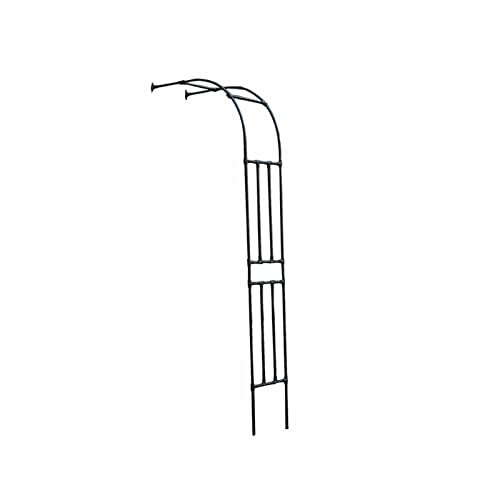 Mezzo Stand Floreale Ad Arco, Cortile da Esterno Pergola Pergola, Supporto for Il Ferro Battuto All'aperto, Supporto for Flower in Strettia D'uva Ad Arco