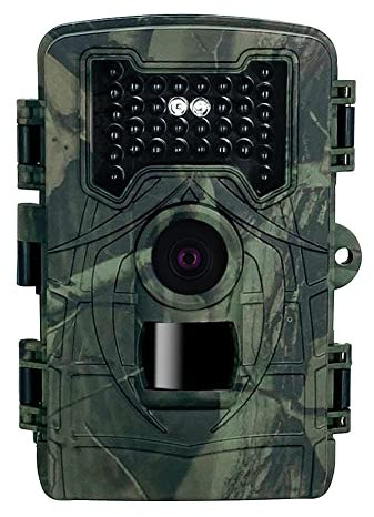 JoyFan 16MP 1080P Wildkamera Wasserdicht Jagdkamera mit Bewegungsmelder Nachtsicht 0.2s Schnelle Trigger, 34pcs 940nm IR LEDs, 120° Erfassungswinkel, 32G Speicherkarte für Jagd Überwachung Wildtieren