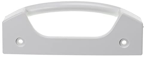 vhbw Tirador de puerta de repuesto compatible con Bosch KGS3772GB, KGS3870IE, KGS3830IE, KGS3800IE, KGS3772II, KGS3772IE nevera plástico blanco