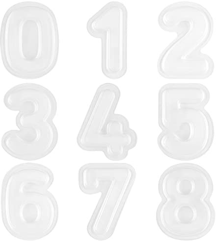 Juego de coctelera número 0-9 Creator Shaker Blisters Shaker Covers de plástico transparente de perfil bajo Shaker Pourch Covers Dimensional Shaker Window Blister Shaker Cards Scrapbooking