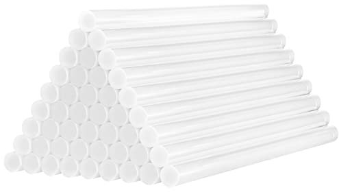 Relota 45 pezzi Colla a Caldo 11 x 200 mm, Stick Colla a Caldo Trasparente per Pistola Colla a Caldo, Kit Bastoncini di Colla Asciugatura Rapida per Fai da Te, Riparazione e Fissaggio