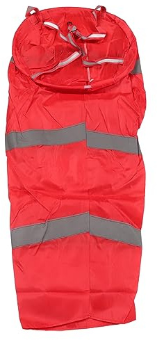 Akozon Windsock,Aviation Windsock,Windsock Lightweight Strong Polyester Wind Direction Measurement Sock Bag for Outdoor Farm Industry Red 100cm (Reflective)