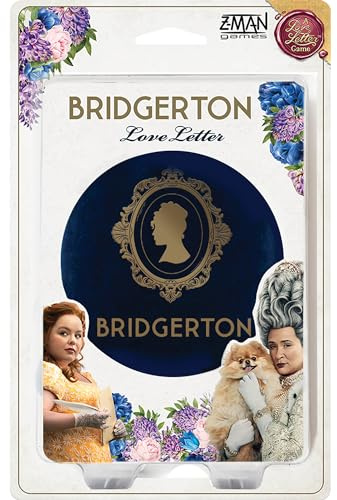 Bridgerton Love Letter Card Game - Unmask Lady Whistledown's Identity! Strategy Game for Kids and Adults Based on The Hit Neflix Series, Ages 10+, 2-6 Players, 20 Minute Playtime, Made by Z-Man Games
