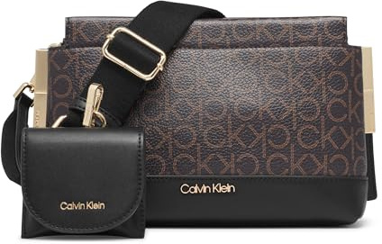 Calvin Klein Calvin Klein Bianca Triple Compartment Crossbody Bianca Umhängetasche mit drei Fächern