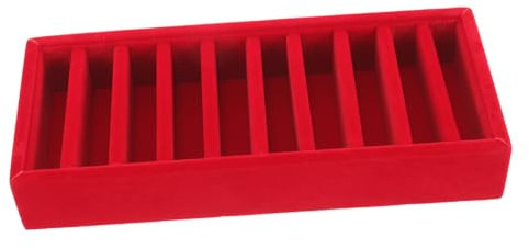 FOYTOKI Kompakter Desktop-ribbon-organizer Mit Fächern Leichter Aufbewahrungskoffer Für Bastelband Tragbarer Aufbewahrungsbehälter Für Geschenkband Für Diy Geschenk Und Schmuck