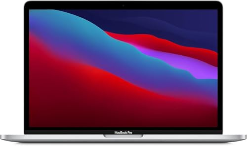 2020 Apple MacBook Pro con Apple M1 3.2GHz 8 CPU/8 GPU (13-pulgadas, 16GB RAM, 512GB SSD de Almacenamiento) (QWERTZ German) Plateado (Reacondicionado)