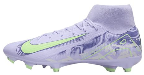 Nike United Mercurial Superfly 10 Academy MG - Tacos de fútbol de caña alta (HF1601-500, ágata morada/apenas volt), Ágata morada/Barely Volt, 47.5 EU