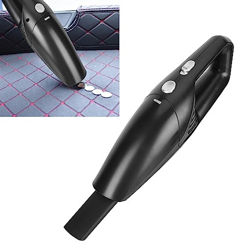 EBTOOLS 120W 12V Potente Aspirapolvere Portatile per Auto e Casa - Doppio Uso Bagnato/secco Portatile, comodità e tranquillità (Wireless - nero)