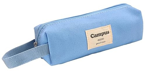 WANTUSHUI Federmäppchen Mädchen,Unisex Stifte Etui Klein,Schlamppermäppchen Jungs,Federtasche Erwachsene,Kariert Schüttelpenal,Stitch Mäppchen,Schul Sachen Clean Girl (Blau)
