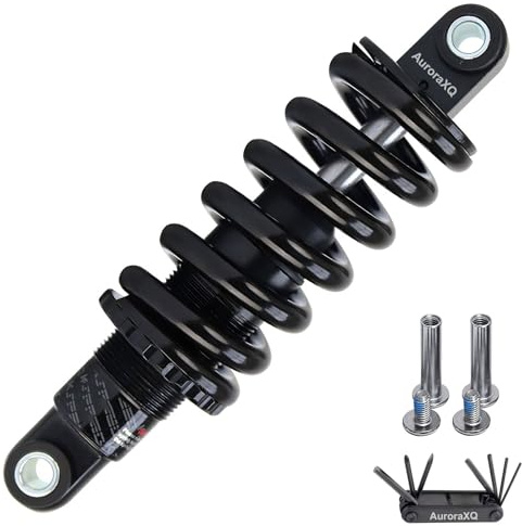 LYYCX AuroraXQ Amortizador Trasero MTB Suspensión de Bici 125/150/165/190mm Resorte Bobina con Cojinete y Tornillo 150lbs a 2000lbs(150mm,1000Lbs)