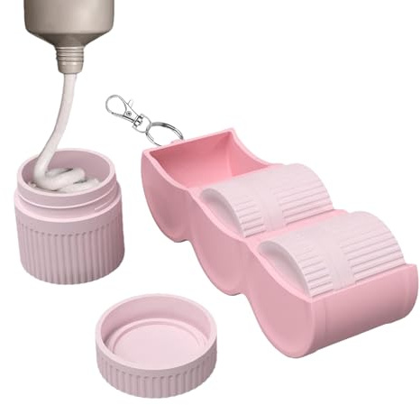 Petits Conteneurs De Voyage, Flacons de Toilette en Silicone et Pot à Crème, Stockage Portable Anti-Fuites Pour Maquillage En Déplacement Bureau Chambre Maison Vacances
