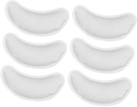 CLISPEED Wiederverwendbare Gel Augenpads 6 Stück Kühlende Augenkühlpackungen Transparent Erfrischend bei Müdigkeit für Reise und Alltag