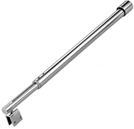 Barre De Fixation Pour Paroi De Douche Barre de support fixe en acier inoxydable for porte douche verre, longueur réglable, accessoires(400-600mm)