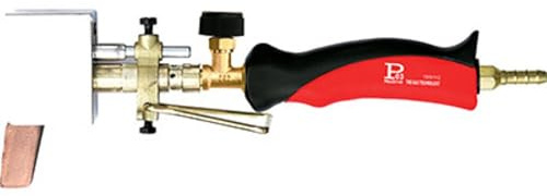 1 PZ SALDATORE A GAS + MAZZA E CUFFIA PROJECT RAME GR 200 BRUCIATORE MM 17 L.CM 31 I001