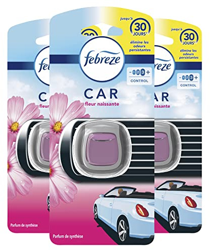 Febreze Lufterfrischer Diffuser für Auto Blütenduft – Lot de 3